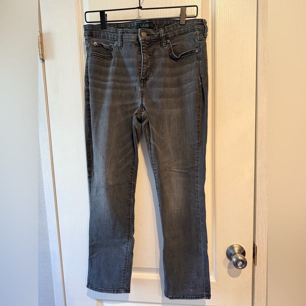 Ralph Lauren Charcoal Skinny Jeans
